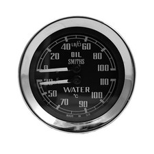 Genuine Smiths Oil & Water Duel Gauge For Sprite & Midget MGC MGB 67-69 BHA4764