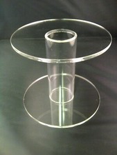 6" Diameter Perspex Cake