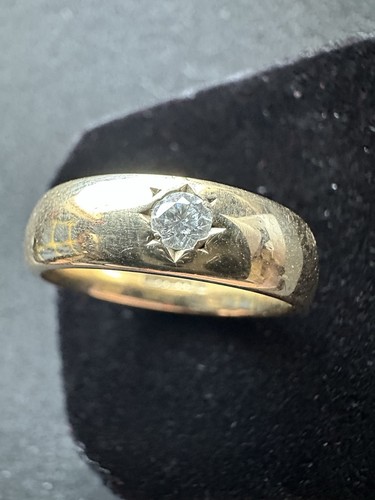 9ct gold gypsy - gypsy, diamond