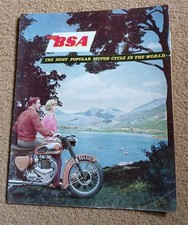 Original Vintage BSA 1958