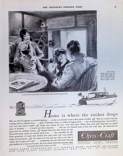Original 1931 chris - chris-craft, ad