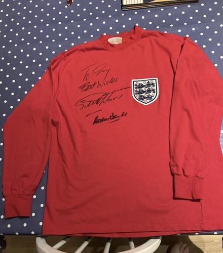 1966 england shirt - 1966, signed