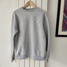 Beaumont & Bear Fleece Lined Grey Sweater Sweatshirt Jumper Medium - 2108