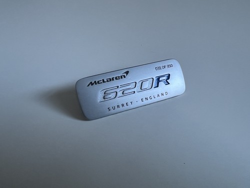 Mclaren 620r badge - 620r,
