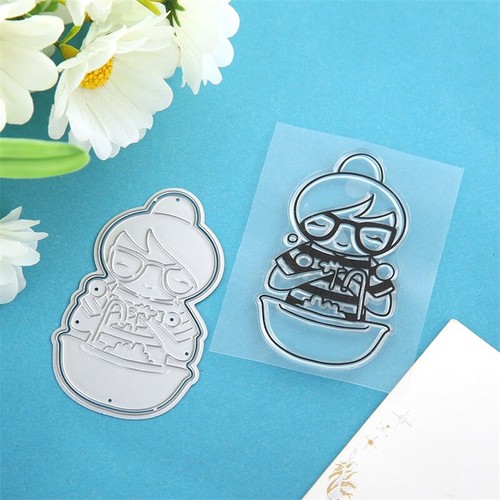 Bun glasses girl - bun, cutting