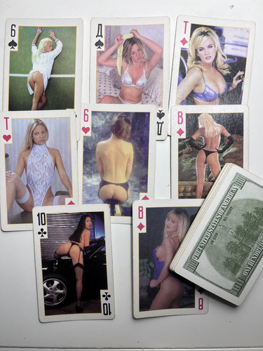 Erotic playing cards gift - playing,