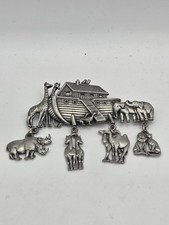 Vintage pewter detailed Noahs