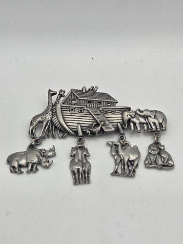 Vintage pewter detailed noahs - vintage,