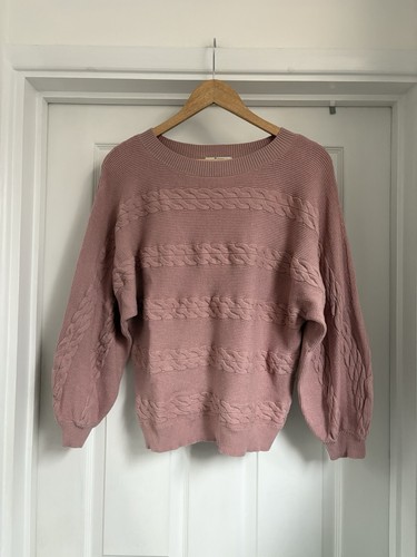 Women pink batwing knit - women's,