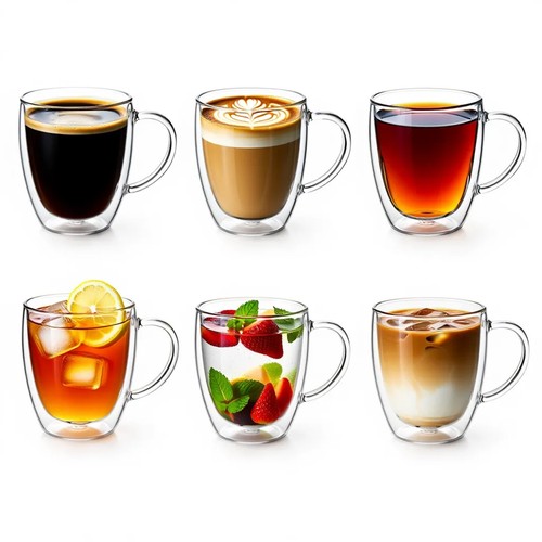 Double walled coffee - double, mugs