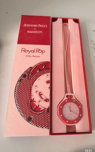Swatch royal pop otto - royal, rosso