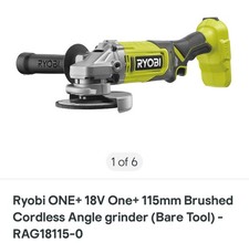 Ryobi RAG18115-0 18V ONE+™ Cordless 115mm Angle Grinder (Bare Tool)