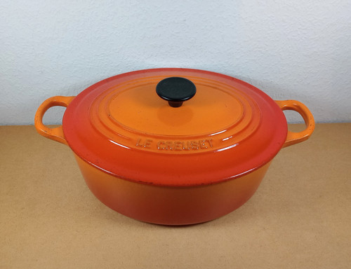 Creuset 25cm oval cast iron - le,