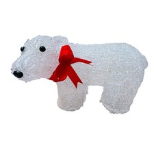 Konstsmide Standing Polar Bear Light Figurine Acrylic Christmas Decoration White