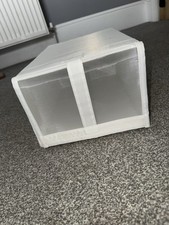 IKEA white shoe boxes / drawer unit
