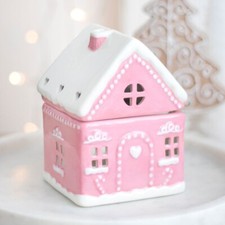 Pink Gingerbread House Oil