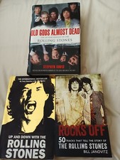 ROLLING STONES -  3 BOOKS-  SELL AS JOB LOT