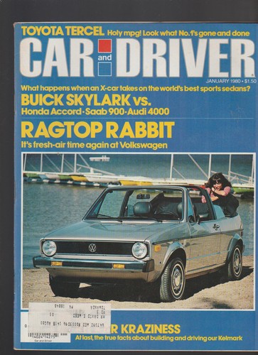 Car and driver magazine - car,