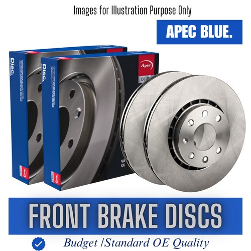 Brake discs pair front - pair, for