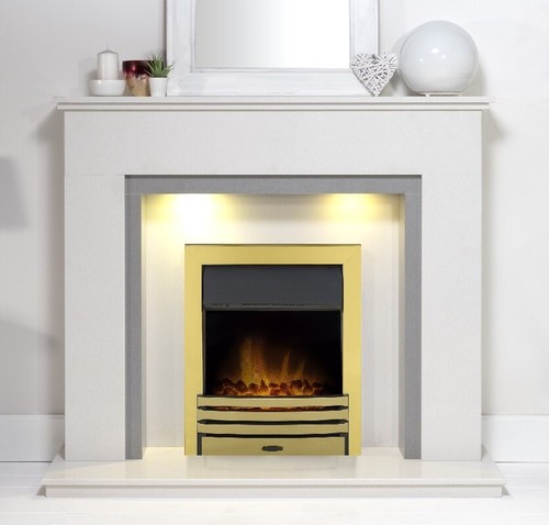 White marble stone grey - white,