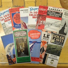 Lot Of 12 Vintage Travel