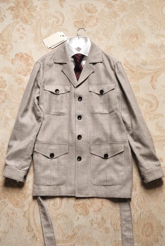 Suitsupply taupe houndstooth - suitsupply,