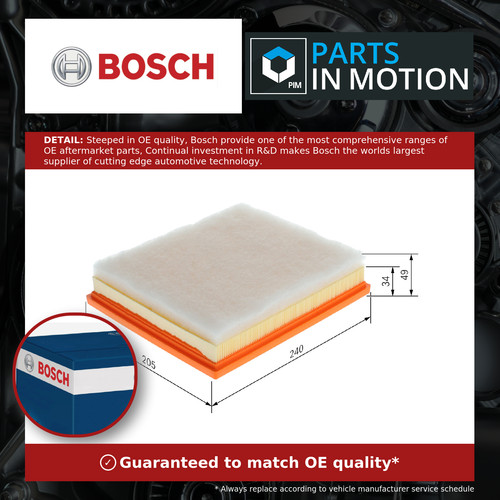 Air filter f026400511 bosch - air,