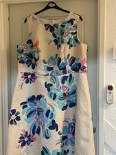 Joanna Hope Ivory & Floral Dress Size 24