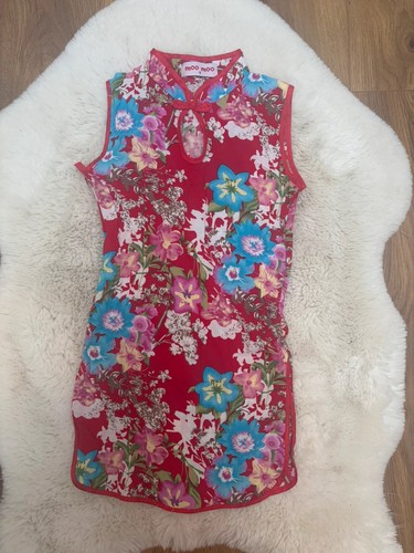 Moo girls - red, floral