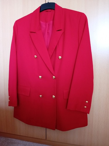 Red blazer anne brookes - blazer,
