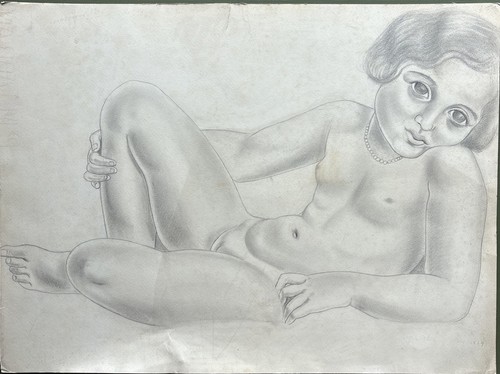 Antique pencil drawing - antique,