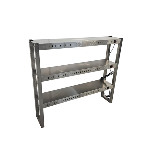 Triple heated gantry shelves - gantry,