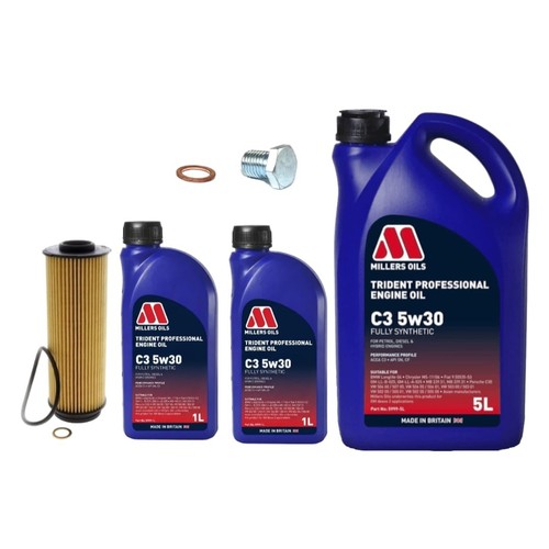 Millers oil change service - change,