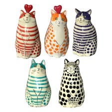 Cute Polka Cat Vase,Cat Lovers
