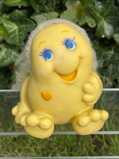 Vintage 80's Yellow Snugglebumms Figure Toy My Little Pony G1