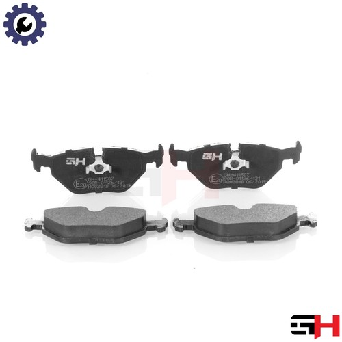 Brake pad set disc - set,