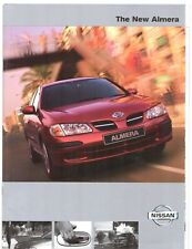 Nissan Almera 2000-01 UK Market Sales Brochure Sport SE + S E 3-dr 5-dr