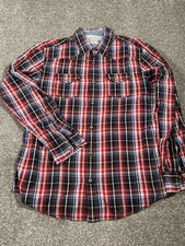 Red Herring Check Shirt Large 