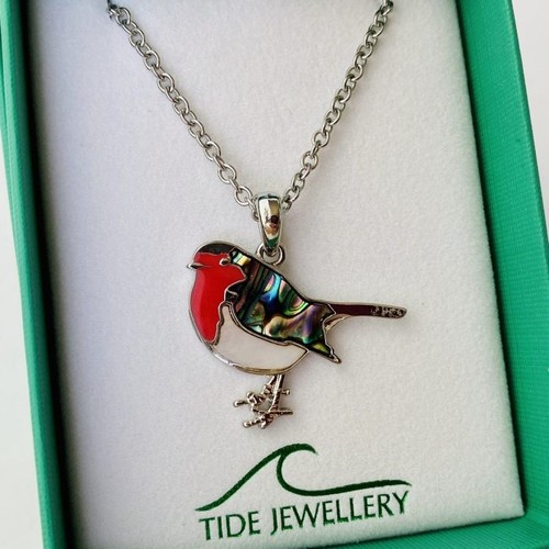 Robin mother pearl paua - robin, of