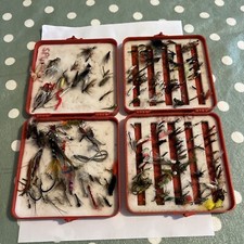 2 X Old Leeda Fly Boxes With