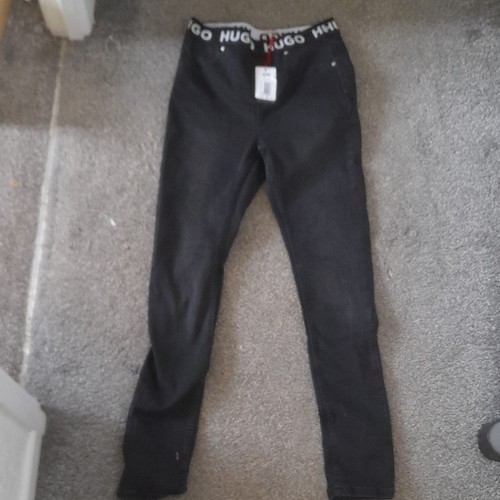 Hugo kids black dark wash - hugo,