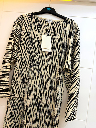 Cos animal print shift midi - print,