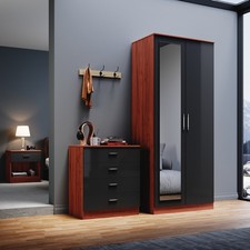 High Gloss 2 Door Wardrobe
