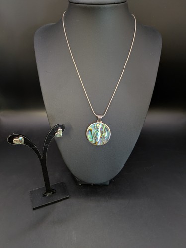 Sterling silver abalone shell - sterling,