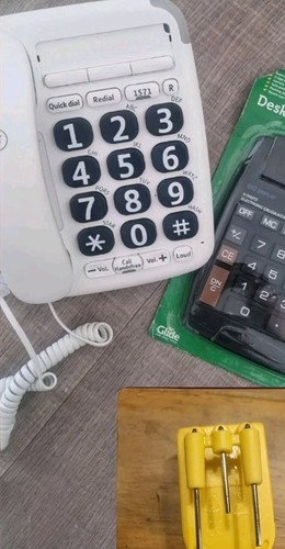Corded telephone big button - bt,