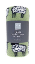 Fleece Blanket Throw - Sheep