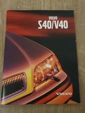 Volvo S40 & V40 Uk Sales Brochure 1999 - MINT 1.6 1.8 2.0t T4