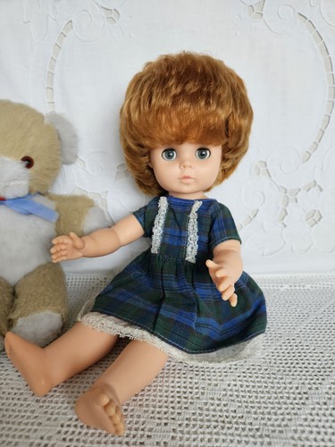 Vintage vinyl doll 1960s - vintage, 14"