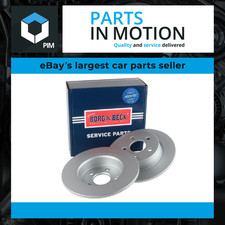 2x Brake Discs Pair Solid fits