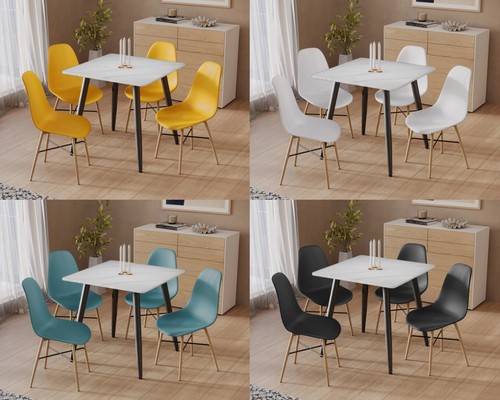 5pc modern ceramic dining - modern,